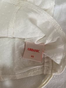 Vintage White Lace Trimmed Blouse