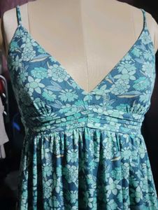 floral sleeveless sundress