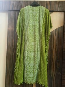 Green Juniper Kaftan Without Belt