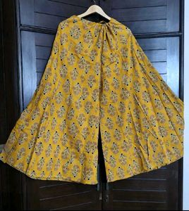 Stylish Yellow Printed Palazzo Pants