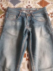 Light Wash Straight Jeans