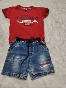 Team USA T-Shirt and Shorts Set