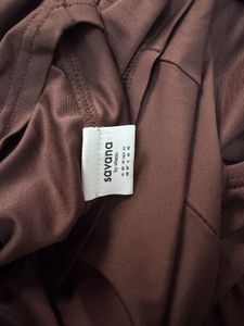 Chic Brown Sleeveless Mini Dress