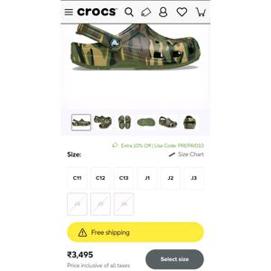 Crocs Camo Clogs