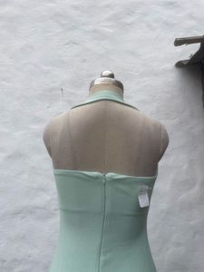 Mint Green Halter Neck Bodycon Dress