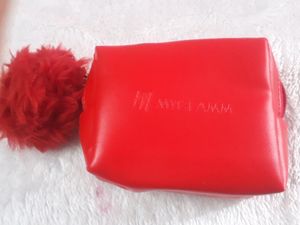 Myglamm Pom Pouch Red