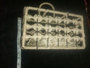 NEW Metal Jute Basket