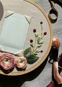 Photo hoop Embroidery 🪡