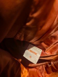 Suede Orange Moto Jacket