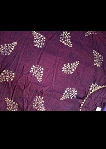 Maroon Kurta with Golden Print