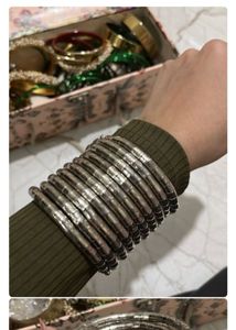 Boho Ethnic Bangle Stack &amp; Necklace Set