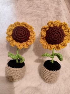 Crochet Potted Flower