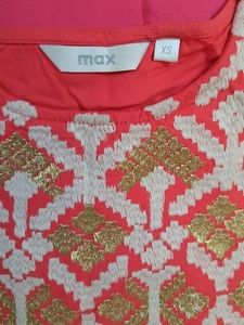 'Max' Pink Kurti With Both Side Pockets