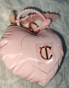 Charlotte Tilbury Heart Key Charm Cushion Pouch
