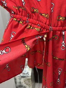 Branded Designer Top With Long Flare …