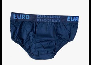 Euro Men's Navy Briefs