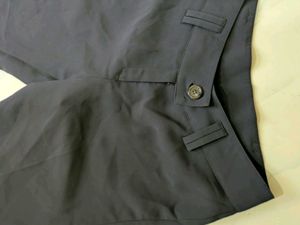 Classic Dark Grey Wide Leg Trousers