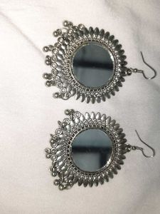 Boho Mirror Dangle Earrings