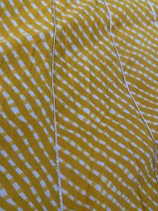 Yellow Bandhani Lehriya Jaipuri Kurta