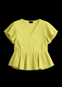 Chic Wrap Peplum Top
