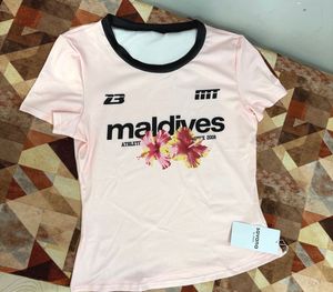 Pink Maldives Graphic T-Shirt