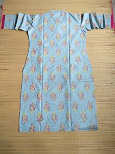 Gray Colour Cotton Kurti