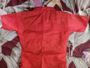 elegant orange kurti
