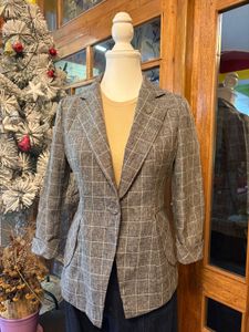 Classic Plaid Blazer