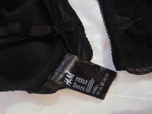 Elegant Black Lace pushup Bra &amp; Panty Set
