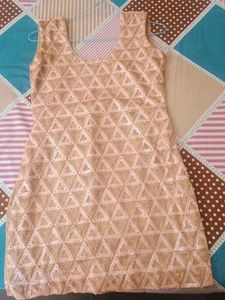 Heavy Sequins Kurti With Salwar And Dupatta