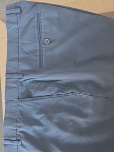 Men's navy blue Cotton Trousers
