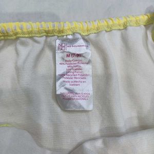 Yellow🔥 Gingham Bikini Bottom