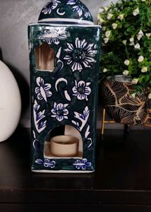 Decorative Tealight Holder with Floral Design