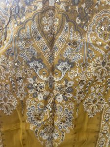 W brand Yellow Embellished Kurta