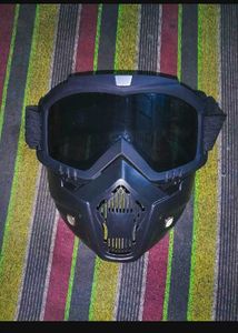 Protective Motorcycle Goggles and Mask Set