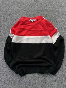 Color Block Pullover Sweater