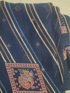 Elegant Blue Saree  if u like ssevn ०० ke २,