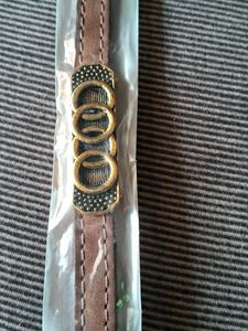 Stylish Brown Bracelet with Gold Accents r