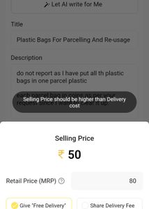 Plastic Bags For Parcelling And Re-usage
