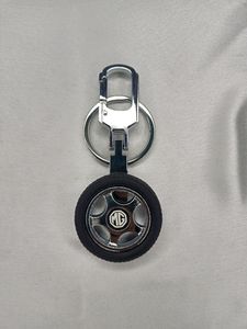 MG Logo Premium Quality Rotating Wheel Tyre Met