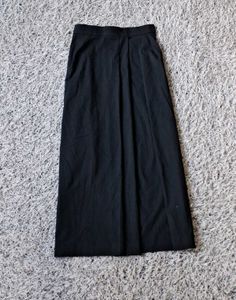Classic Black Wide-Leg skirt