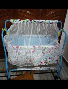 Cute Baby Cradle with Mosquito Net