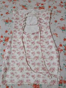Floral Strapless Dress