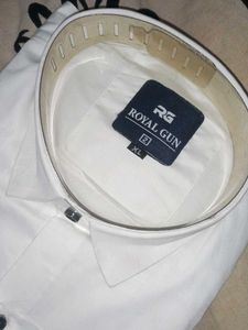 Royal Gun White Dress Shirt