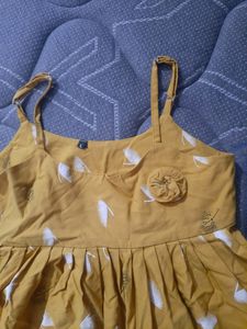 Mustard Fancy Top