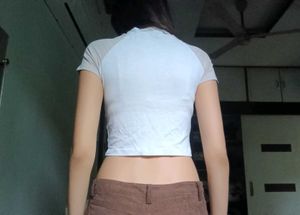 White Cropped T-Shirt