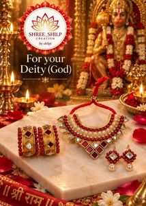 Exquisite Embellished Handmade Jewellery Set