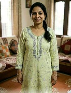 Beautiful Light Green Embroidered Kurta