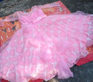 Baby Pink Girl Concan Dress