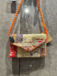 Brand New Indian Zari work Sling Bag